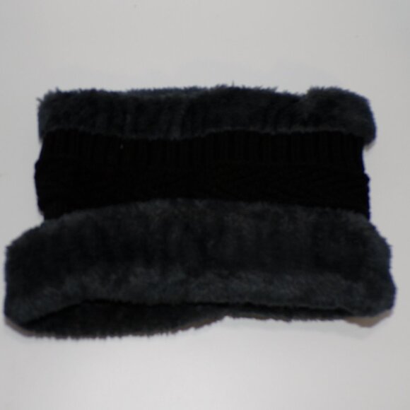 🔥HOST PICK🔥Mens Black Hat Neck Warmer Tech Gloves 4PC Winter Set - Picture 8 of 8